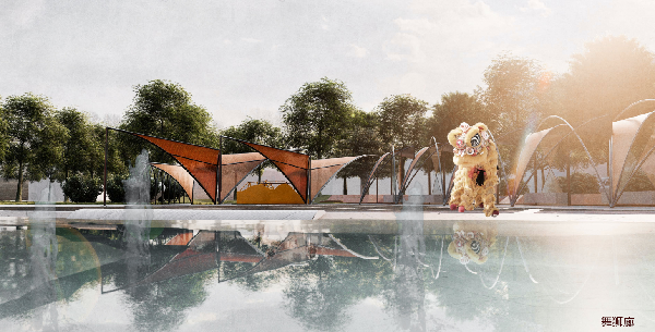 2023年河北省園林綠化設(shè)計(jì)競(jìng)賽三等獎(jiǎng)作品丨滄獅邀舞函
