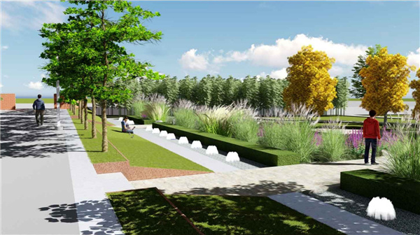 園冶杯參賽作品丨人大附中北大附小聯合實驗學校入口景觀提升