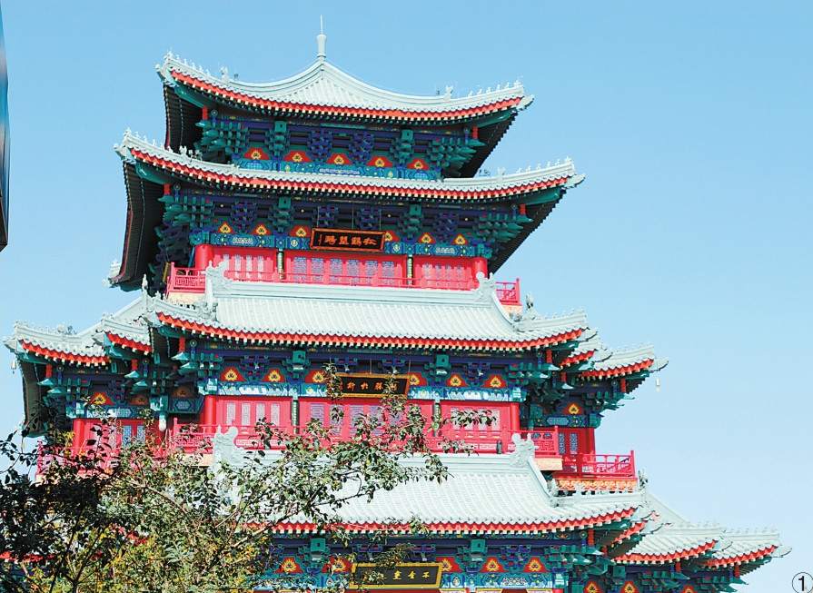 南川老街兩樓競秀 滄州再現運河盛景