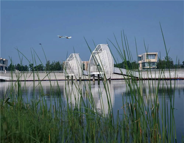 無錫太湖流域小溪港魚咀公園