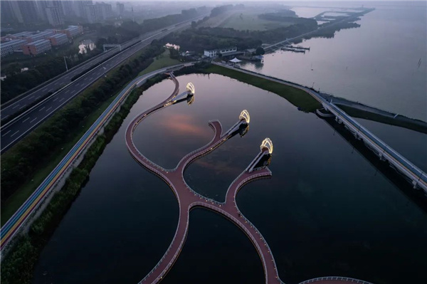 無錫太湖流域小溪港魚咀公園