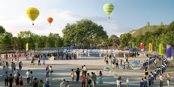 溫州園博園：打造“一池三山十二景”