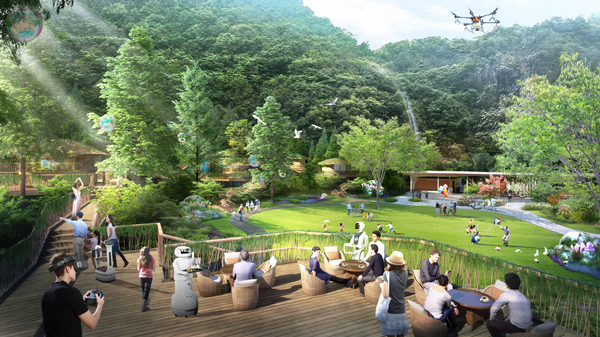 溫州園博園：打造“一池三山十二景”