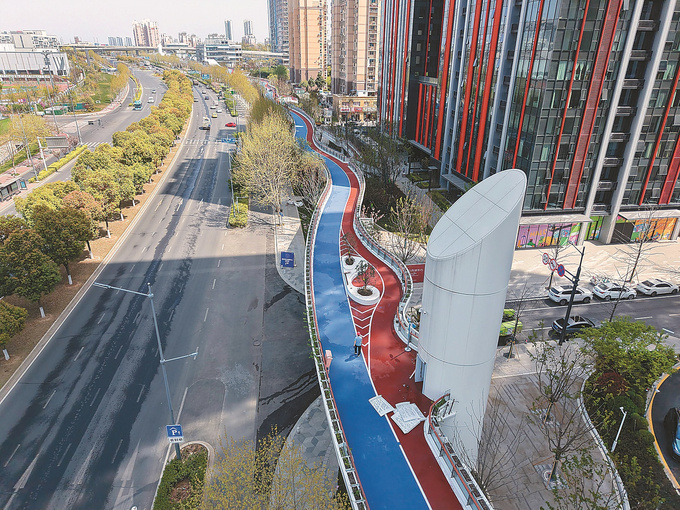 江蘇首座高線公園進(jìn)入開放倒計時