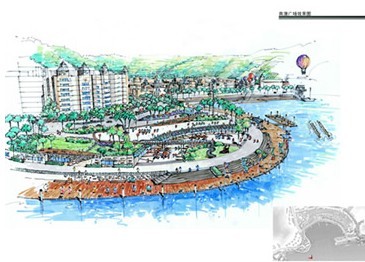 深圳南澳月亮灣海岸帶改造