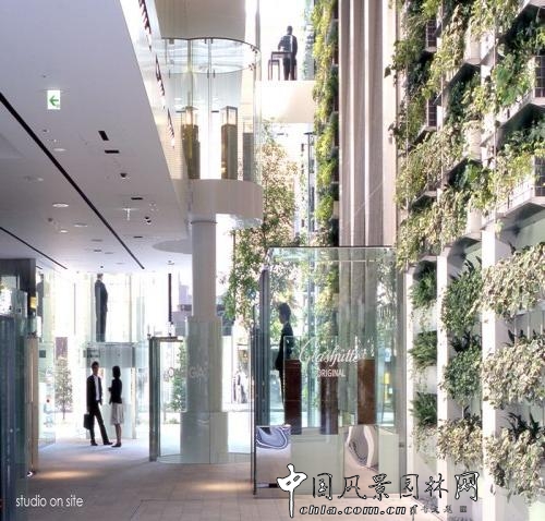 三谷徹作品展示:Nicolas G. Hayek Center垂直庭園