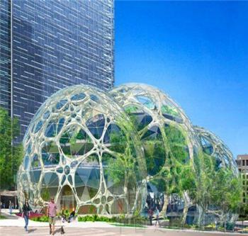 美國亞馬遜公司總部新園區提案(組圖)