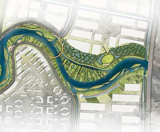 滁州清流河景觀設(shè)計(jì) 濱水濕地|規(guī)劃設(shè)計(jì) 中國(guó)風(fēng)景園林網(wǎng)