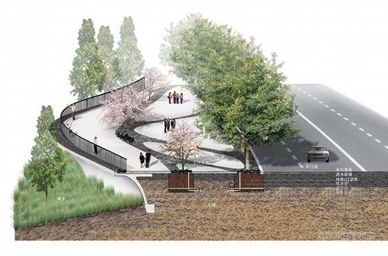 滁州清流河景觀設(shè)計(jì) 濱水濕地|規(guī)劃設(shè)計(jì) 中國(guó)風(fēng)景園林網(wǎng)