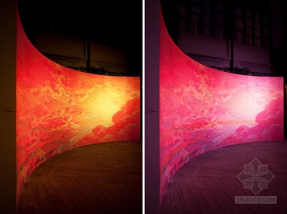 紅綠藍(lán)幻彩景觀