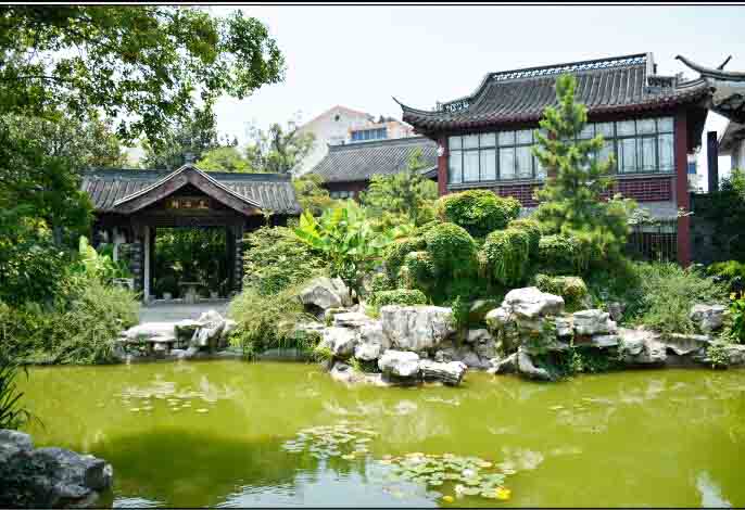 泰州日涉園外部圖