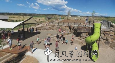 景觀設計案例賞析：默哈菲公園兒童游樂場