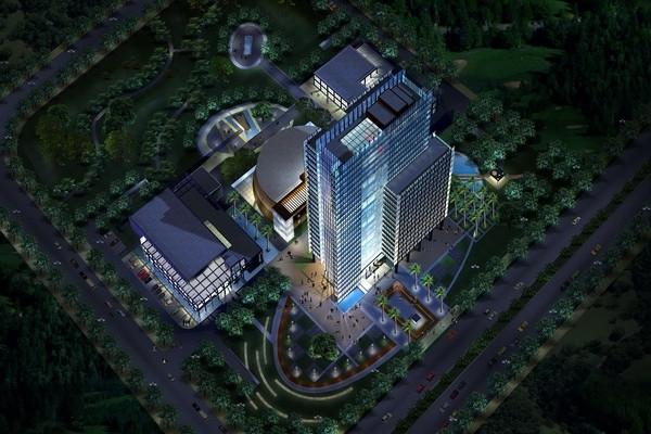 廣東中山市電力大樓景觀設計(圖)