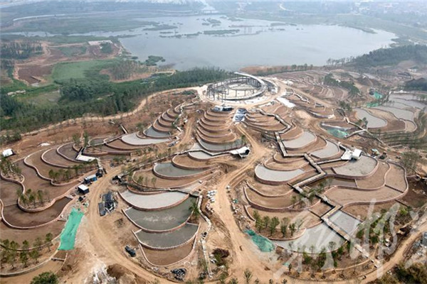 邯鄲園博園清渠如許項(xiàng)目:礦渣山變身大花園