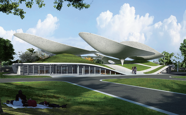 滄州運河活化國際設計師競賽三等獎作品丨懸舟之境接天云——Sailing in cloud