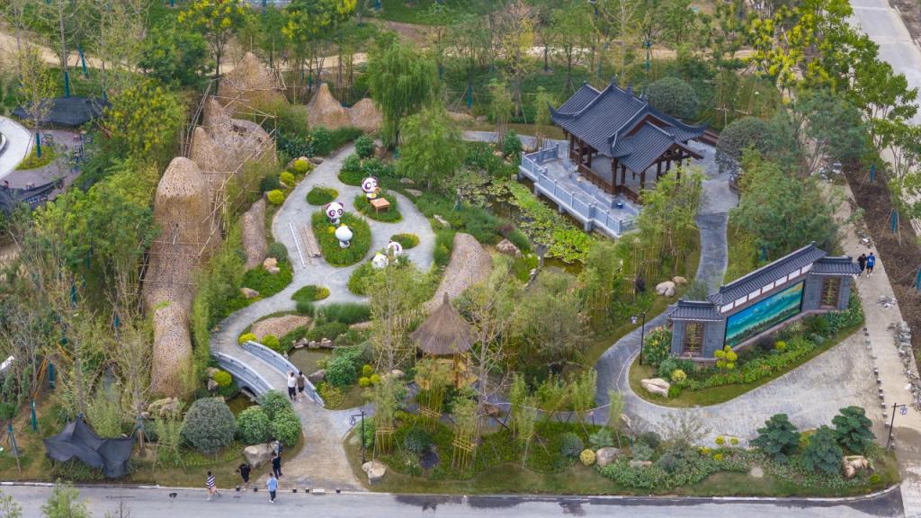 合肥園博園成都園基本完工