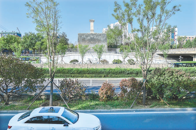北京：永定門南望景觀視廊全面提升