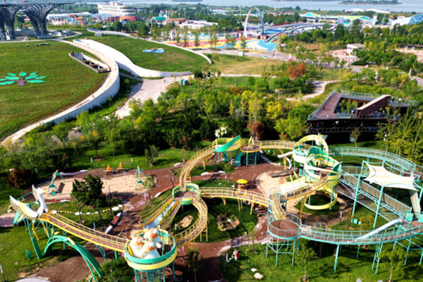 河北省第七屆園博會主展館項目主體完工