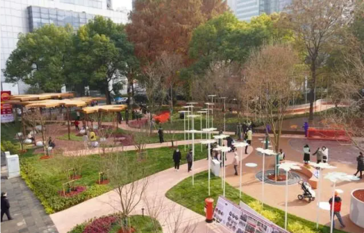 上海口袋公園建設注重優(yōu)化空間資源布局