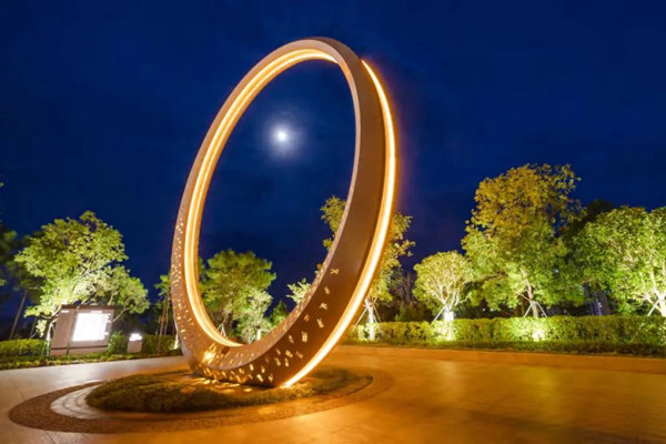 棕櫚設(shè)計丨廣東新興縣明心公園